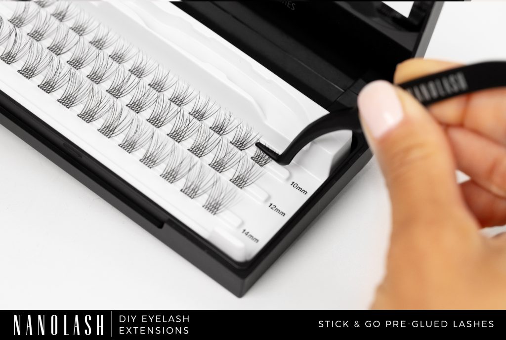 Nanolash Stick & Go -esiliimatut Ripset – Painat Vain Ripset Paikalleen Ja Olet Valmis!